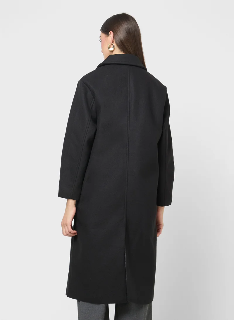 ايلا Double Breasted Over Coat