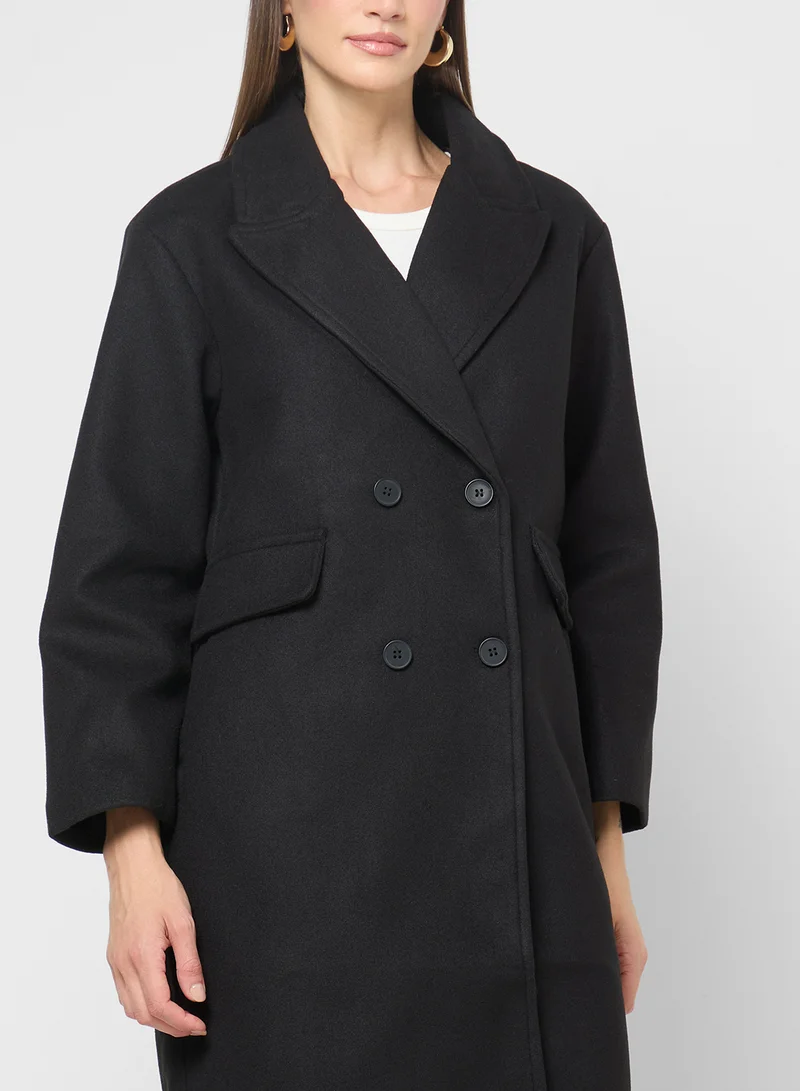 ELLA Double Breasted Over Coat