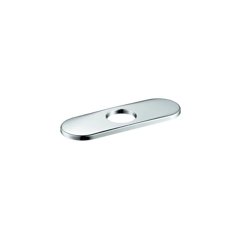 hansgrohe Base Plate for Contemporary SingleHole Faucets 6 Upgrade 6inch Modern Base Plate for Bathtub Faucet in Chrome 06490000 1375