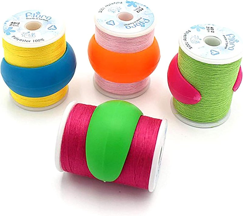 WUWEOT 60 Pack Thread Spool Savers, Spool Huggers for Sewing Machine and Embroidery Machine, Prevent Thread Tails from Unwinding, No Loose Ends or Thread Tails - Image 4