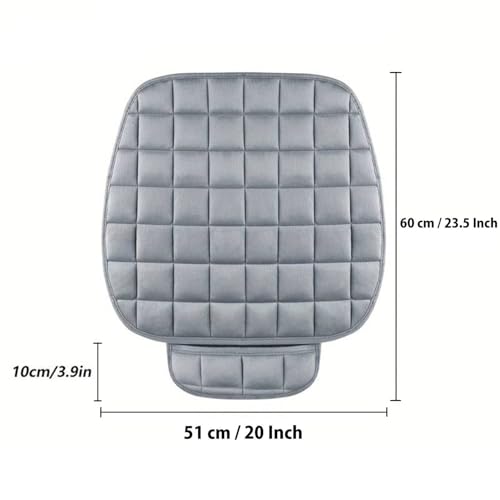 HSR Comfortable Ultra-Soft Office Chair Seat Cover with Non-Slip Grip & Storage Pouch, Universal Fit - Image 5