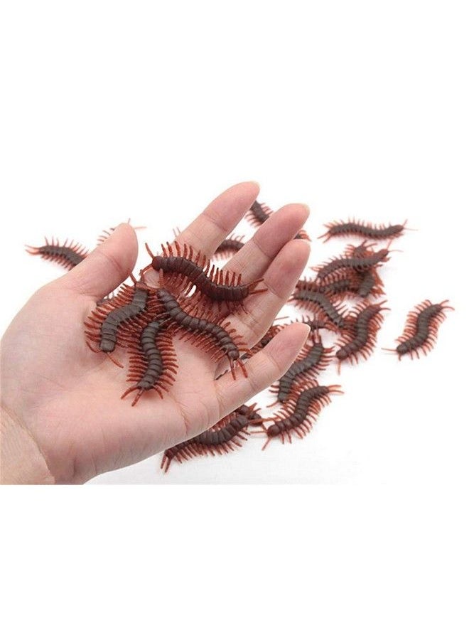 Wendy Mall - 20Pcs/Set Imitation Insects Fake Centipede Toys Realistic Bugs Prank Joke Gift For April Fools Day Scary Mischief Halloween Party Decoration (S) - Image 1