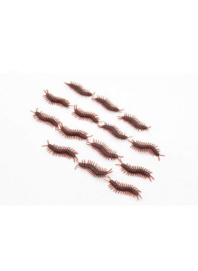 Wendy Mall - 20Pcs/Set Imitation Insects Fake Centipede Toys Realistic Bugs Prank Joke Gift For April Fools Day Scary Mischief Halloween Party Decoration (S) - Image 1
