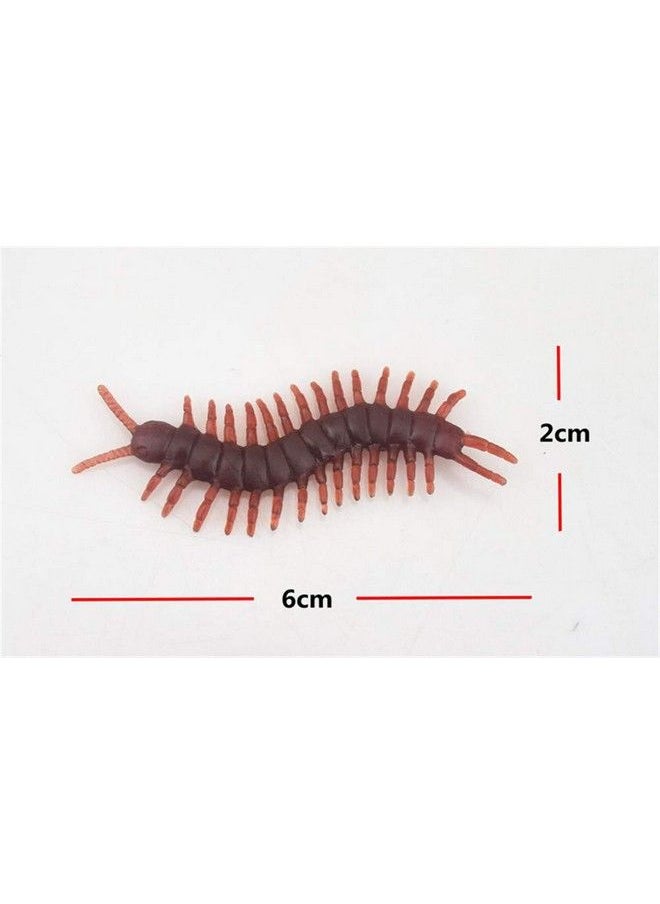 Wendy Mall - 20Pcs/Set Imitation Insects Fake Centipede Toys Realistic Bugs Prank Joke Gift For April Fools Day Scary Mischief Halloween Party Decoration (S) - Image 1