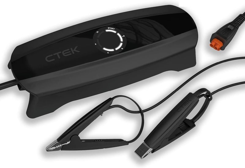 CTEK CS ONE 12V Smart Battery Charger with App Control and Polarity-Free Clamps - Image 1