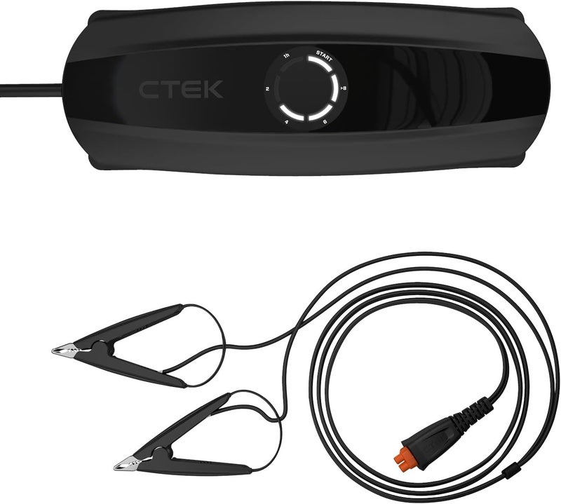 CTEK CS ONE 12V Smart Battery Charger with App Control and Polarity-Free Clamps - Image 2