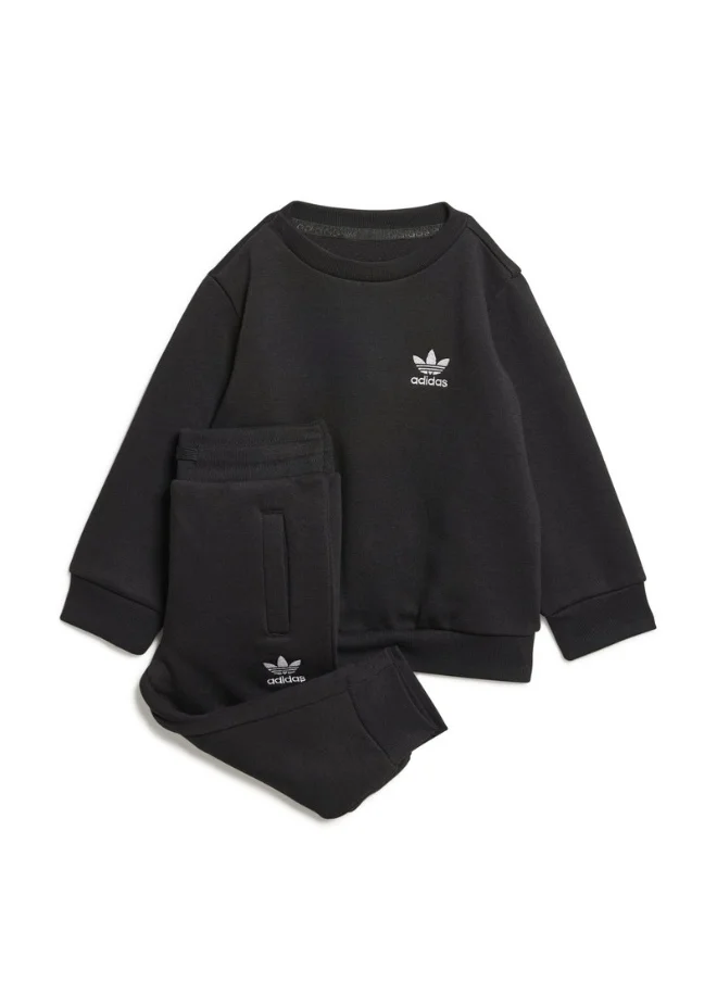 اديداس adidas TREFOIL CS Black Originals Kids SUITS
