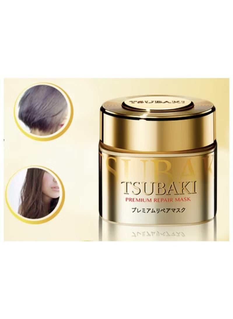 TSUBAKI Premium Hair Mask 180g-deeply penetrates into The Hair for to Provide and Lock in nutrients for sustained Effects of Salon Treatment
