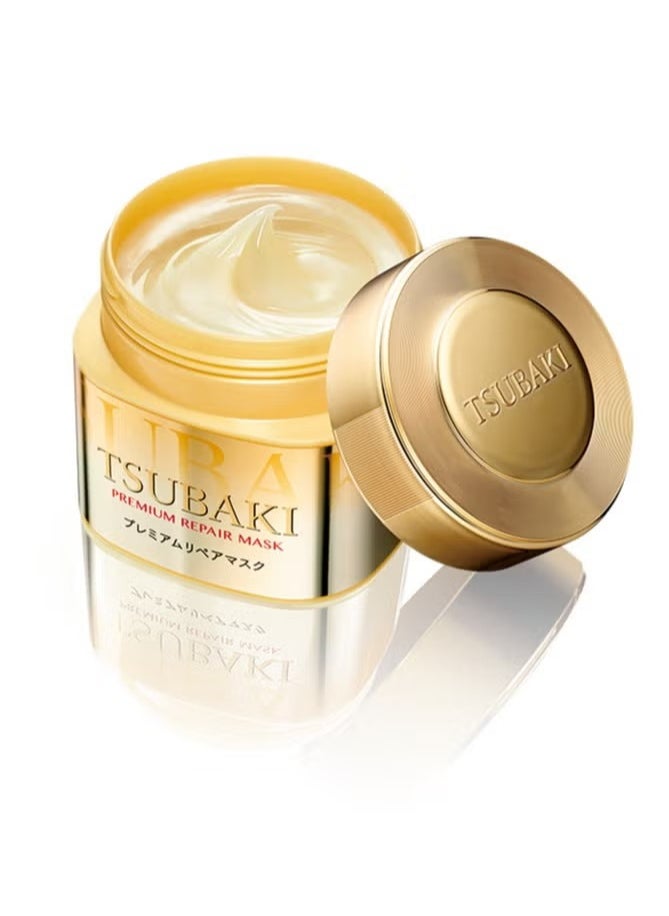 TSUBAKI Premium Hair Mask 180g-deeply penetrates into The Hair for to Provide and Lock in nutrients for sustained Effects of Salon Treatment