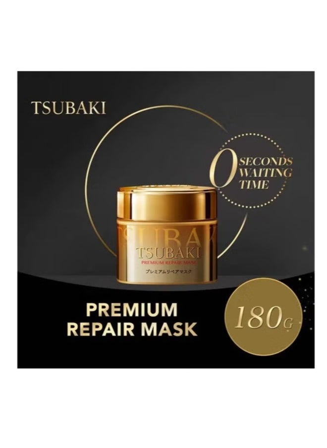 TSUBAKI Premium Hair Mask 180g-deeply penetrates into The Hair for to Provide and Lock in nutrients for sustained Effects of Salon Treatment