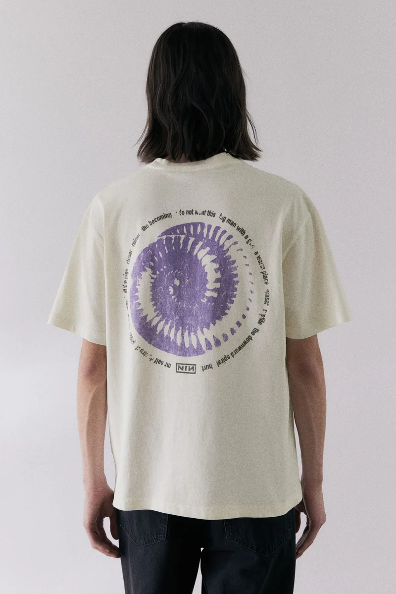 اتش اند ام Loose Fit Printed T-shirt