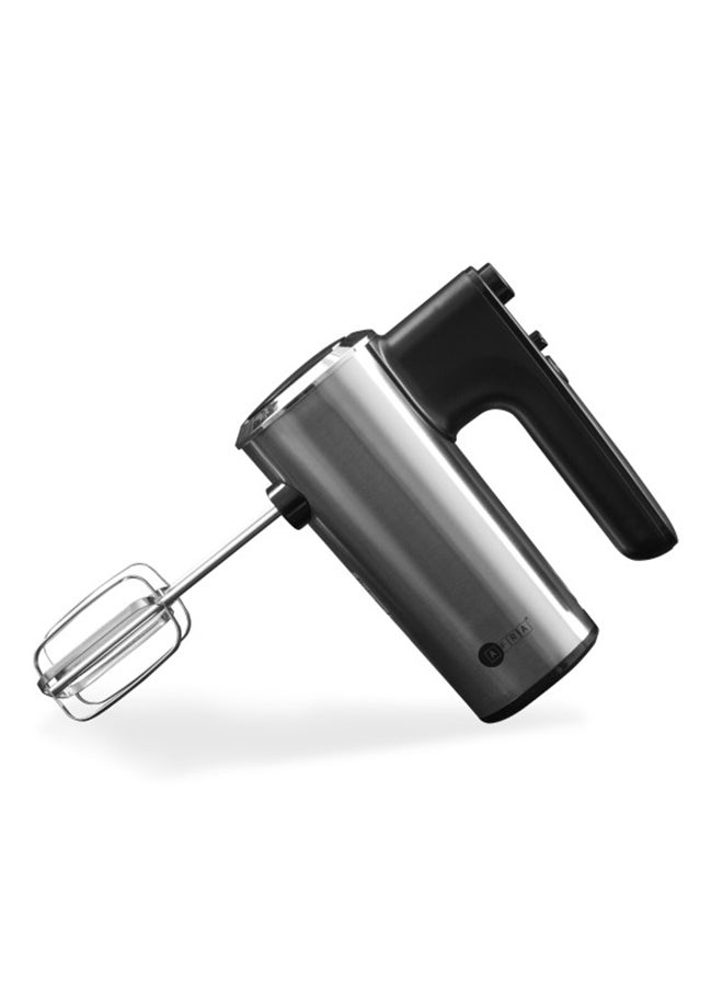 AFRA Hand Mixer, Stainless Steel, 5 Speed, Turbo Setting, Steel Beaters, Dough Hooks, G-Mark, ESMA, RoHS, CB, AF-1406HMXSS, 2 years warranty 300 W AF-1406HMXSS Grey - Image 1