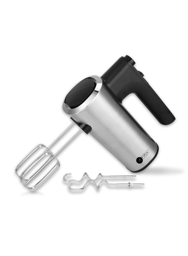AFRA Hand Mixer, Stainless Steel, 5 Speed, Turbo Setting, Steel Beaters, Dough Hooks, G-Mark, ESMA, RoHS, CB, AF-1406HMXSS, 2 years warranty 300 W AF-1406HMXSS Grey - Image 2