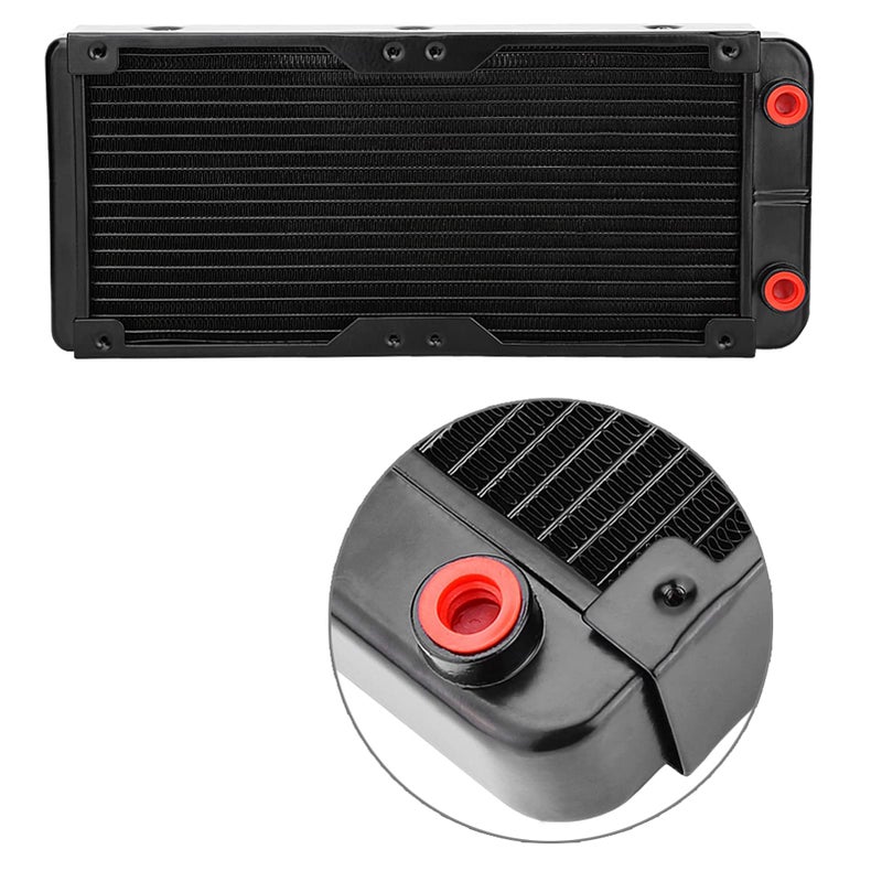240mm Aluminum CPU Water Cooler with LED for PC Enthusiasts and Industrial Control Cabinets - Image 4