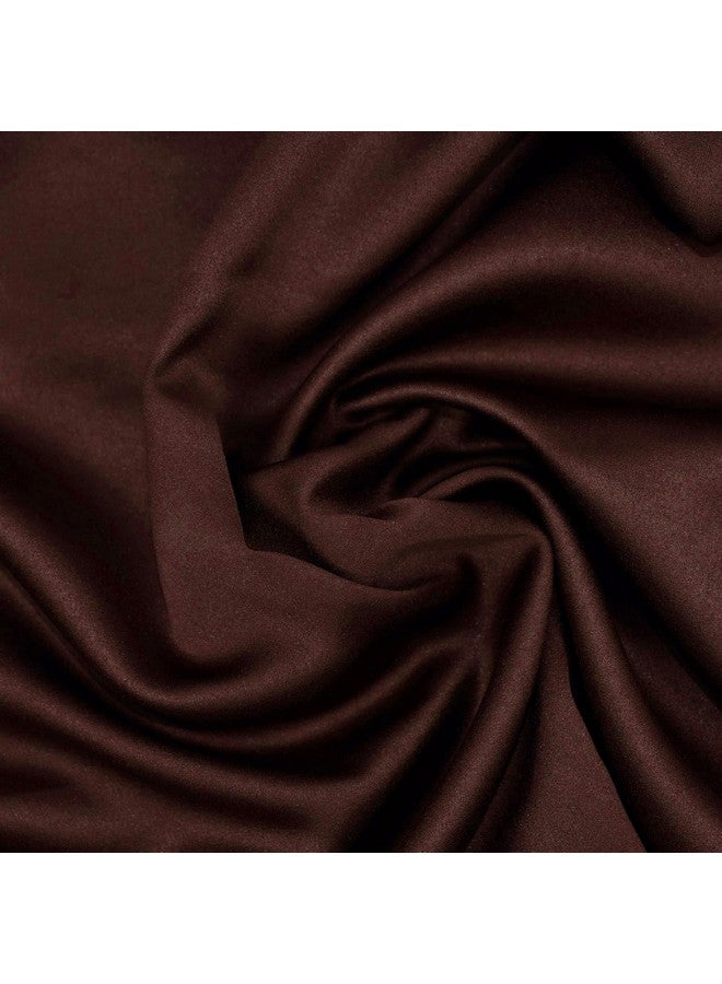 Stoa Paris 300 TC Satin Bedsheet Double Bed with Pillow Covers, Premium Ultra Satin Bedding Set, Gifts for Women, Couples, Wedding, Bedroom Home Furnishing, Date Night Collection - Hot Chocolate - Image 5