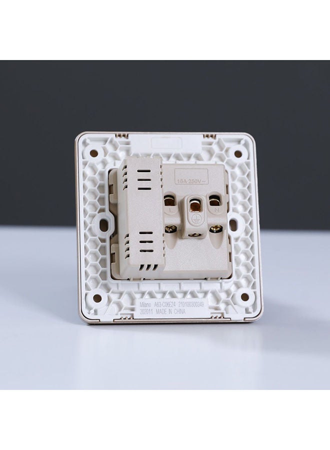 DANUBE HOME Danube Home - Milano 2 Pin & 3 Pin Universal Socket With 2.1A Us - Image 4