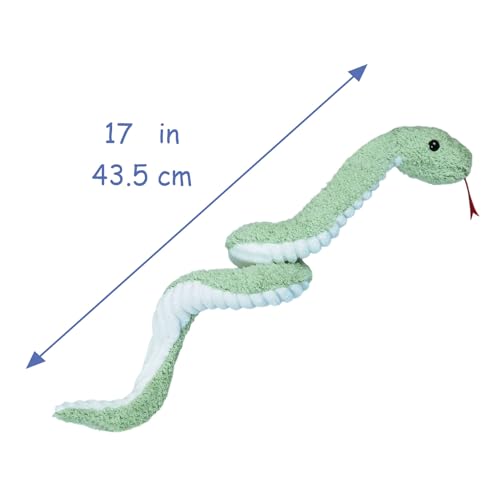 Doindute Green Plush Snake Stuffed Animal Toy Soft Cuddly Plushie Hugger Toy for Boys Girls Gifts for Kids or Girlfriend 17 Inches - Image 5