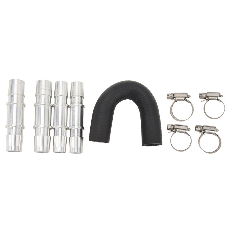 Engine Heater Core Bypass Kit 5/8in 3/4in Hose Fitting Aluminum Universal for Most Common Heater Hoses - Image 2