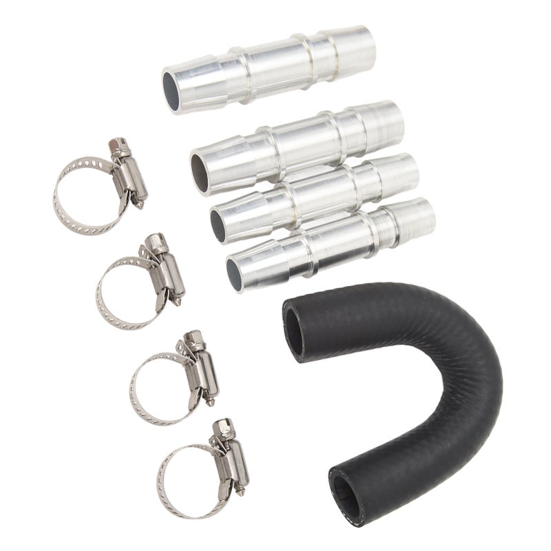 Engine Heater Core Bypass Kit 5/8in 3/4in Hose Fitting Aluminum Universal for Most Common Heater Hoses - Image 4