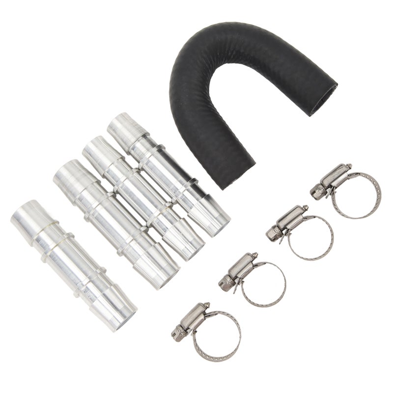 Engine Heater Core Bypass Kit 5/8in 3/4in Hose Fitting Aluminum Universal for Most Common Heater Hoses - Image 5