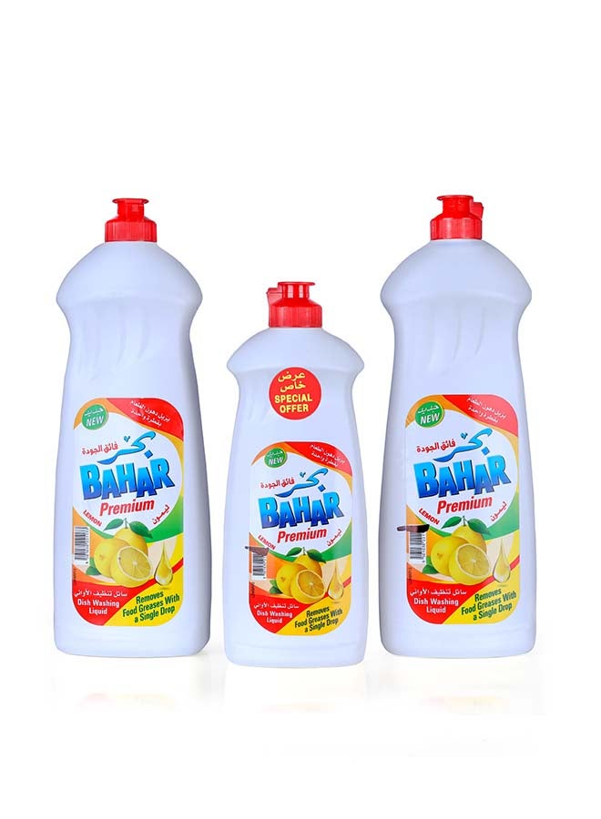 سائل غسيل الصحون بالليمون 700 مل × 2 + 400 مل مجاناً