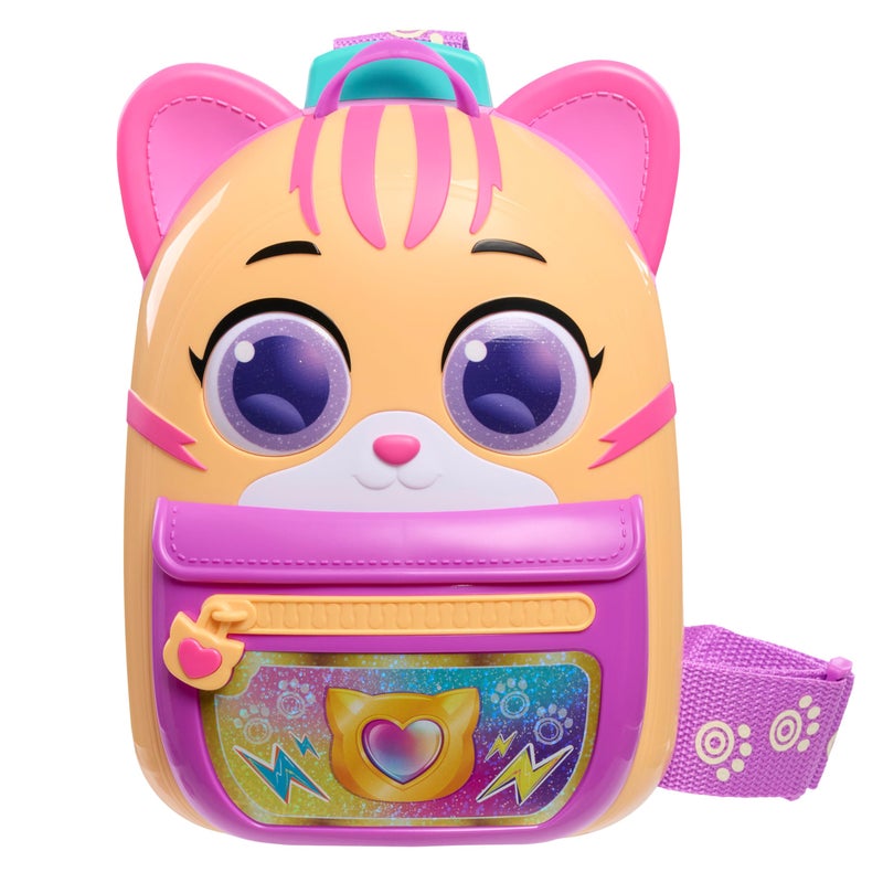 Just Play مجموعة حقيبة ظهر Disney Jr. SuperKitties Su-Purr مع حزام قابل للتعديل، 7 قطع، جهاز لوحي للعب مع أضواء وأصوات، ملابس تنكرية ولعب تخيلي، للأطفال من عمر 3 سنوات وما فوق من Just Play - Image 1