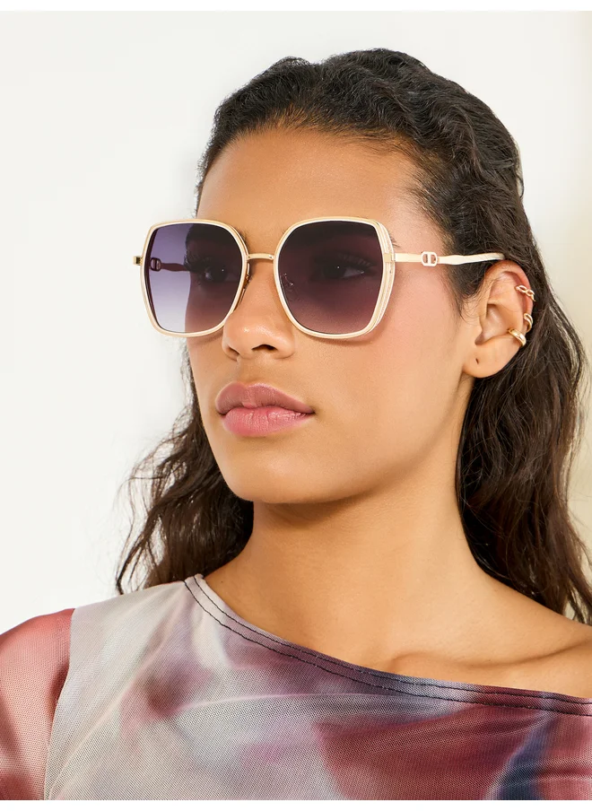 ستايلي Styli Tinted Square Sunglasses