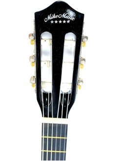 Mike Music 38 Inch Classical Guitar for Beginner Teen Adult, 38-inch Guitar Acoustic Classic Guitar 6-Strings Classical Guitar Set With Accessories Gig Bag, Picks, Right Hand, Black  - Image 2