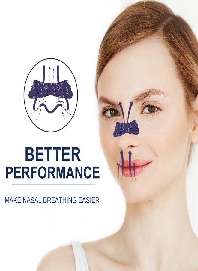UPMOSTEK Nasal Strips for Snoring - Extra Strength Nose Strips for Breathing - Nose Tape for Sport, Work and Sleep - Anti Snoring Strips Help Stop Snoring (Blue-100 PCS - Image 2