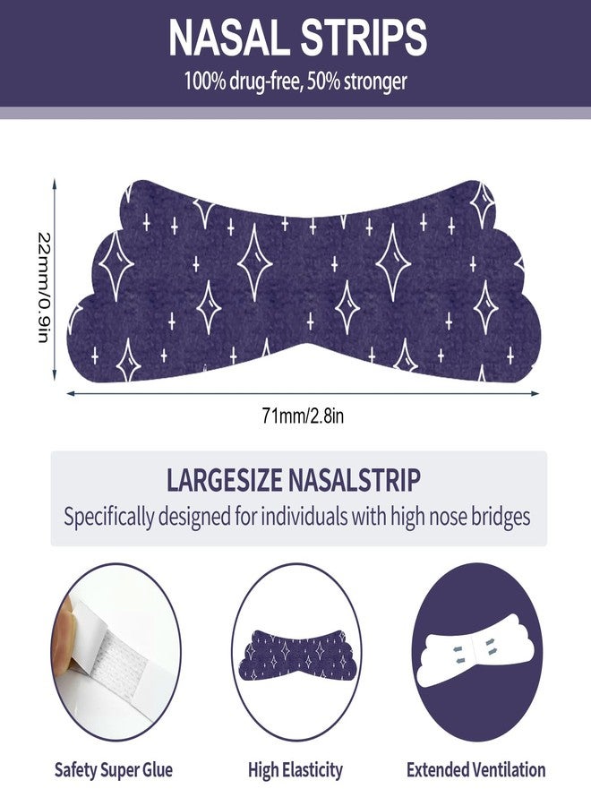 UPMOSTEK Nasal Strips for Snoring - Extra Strength Nose Strips for Breathing - Nose Tape for Sport, Work and Sleep - Anti Snoring Strips Help Stop Snoring (Blue-100 PCS - Image 4