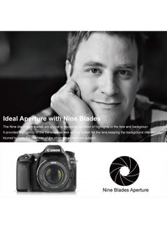 Meike 85mm f1.8 Large Aperture Full Frame Auto Focus Telephoto Lens for Canon EOS EF Mount Digital SLR Camera Compatible with APS C Bodies Such as 1D 5D3 5D4 6D 7D 70D 550D 80D  - Image 5