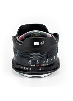 7.5mm f2.8 RF-Mount Ultra Wide Circular fisheye Lenses Manual Focus Fixed Prime APS-C Lens Compatible with Canon EOS-R EOS-RP R5 R5C R6 R7 R10 Mirrorless Camera