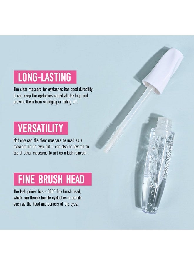 كيدا برايمر ماسكارا شفاف من KYDA للرموش والحواجب، مرطب، خفيف الوزن، برايمر طبيعي لترطيب الرموش - نباتي، خالٍ من القسوة - Image 2