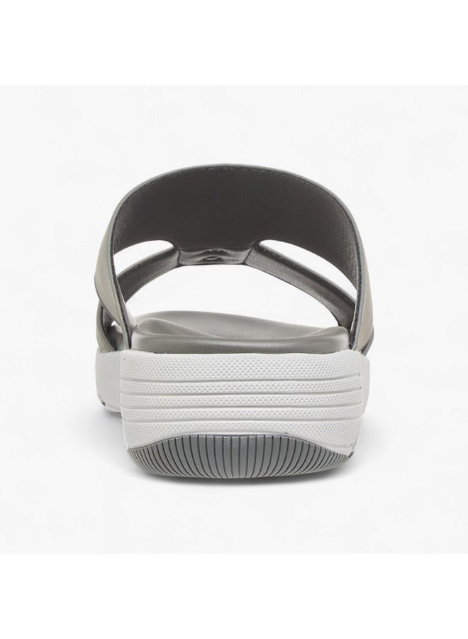 لو كونفورت صنادل رجالية مريحة سهلة الارتداء بلمسة معدنية - Image 5