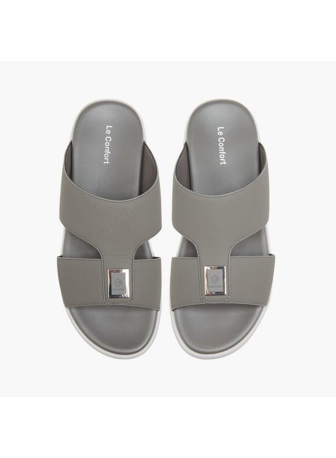 لو كونفورت صنادل رجالية مريحة سهلة الارتداء بلمسة معدنية - Image 3
