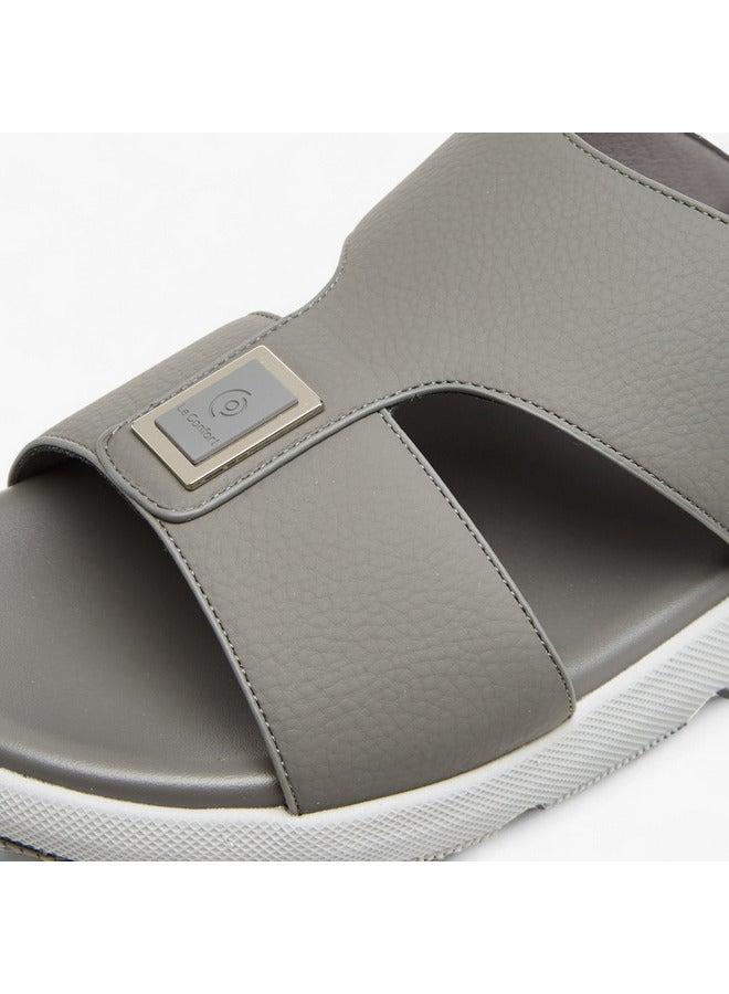 لو كونفورت صنادل رجالية مريحة سهلة الارتداء بلمسة معدنية - Image 4