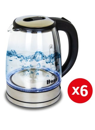 6قطع غلاية مياه كهربائية زجاج سعة 1.8لتر - pzsku/Z53EEBC212F4E5ADF2DE7Z/45/_/1709733787/d6aba82c-5a1c-43cb-85cc-6101e25e348c