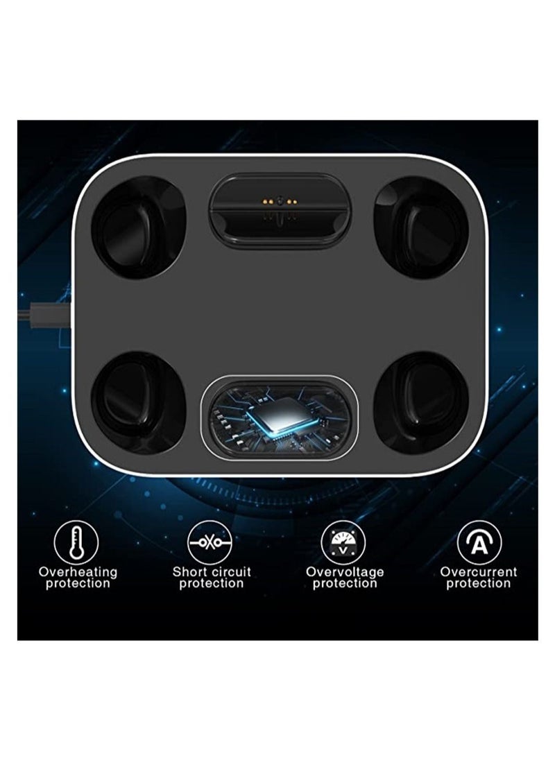 PS5 Controller Charger, 3 Hour Fast Charging Dock with Safety Chip Protection & LED Indicator, Chargering Station for Playstation 5 Console