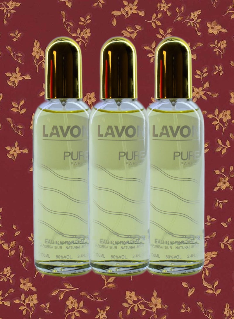 لافون 3 قطع عطر لافون بيور 100 مل EDP - Image 1