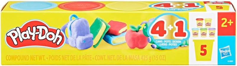 Play-Doh 5 Pack Back to School Set - 3 Ounce Cans for Kids 2+ - Image 3
