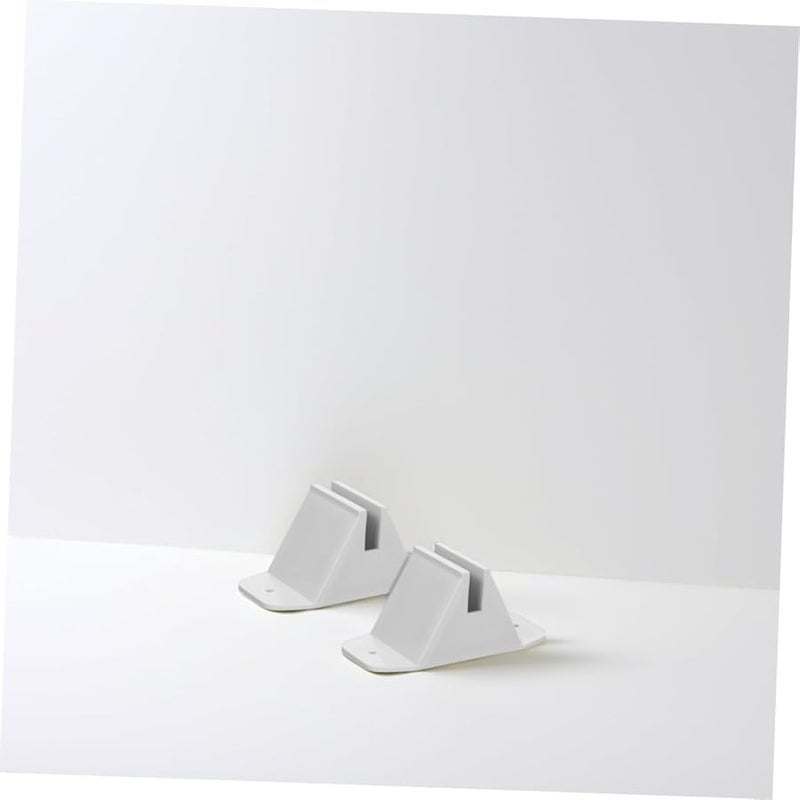 طقم قاعدة سياج الحديقة البلاستيكية 2 قطعة حامل مضاد للانقلاب لتنسيق الحدائق الخارجية - Image 3