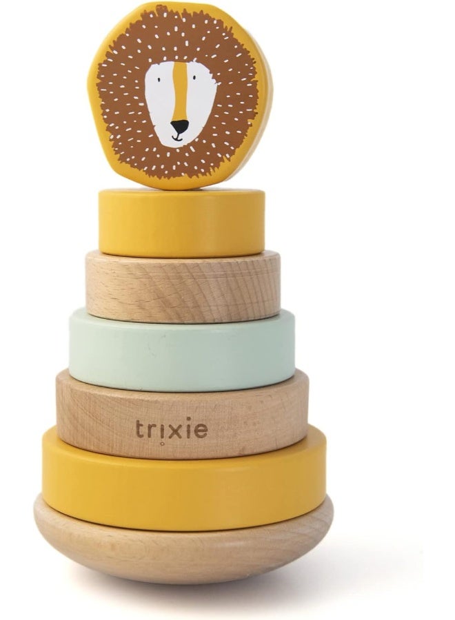 Trixie Wooden stacking toy - Mr. Lion - Image 1
