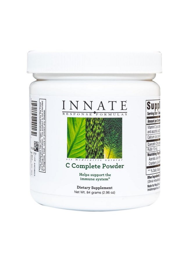 Innate Response Formulas C Complete Powder - Antioxidant Vitamin C Powder Supplement - Helps Support The Immune System -Vegetarian And Non-Gmo - 2.96 Oz. (30 Servings)  - Image 1