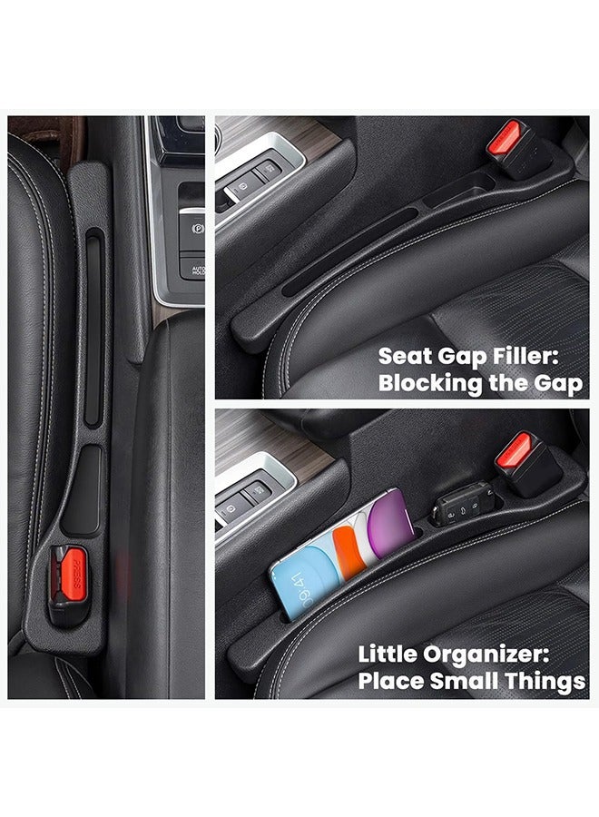 Nadrab 2PCS Car Seat Gap Filler, Multifunctional Seat Side Gap Filler Organize for Phones, Keys, Wallets, Car Gap, Side Seat and Console Gap Filler, Filler Universal Fits Car SUV RV Truck - Image 4