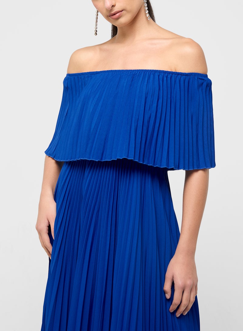 ايلا فستان كتف مكشوف مطوي - Image 3