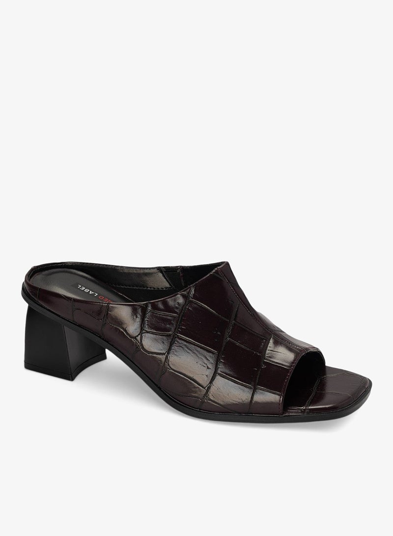 Bata Cut‑Out Block Heel Sandals - Image 2