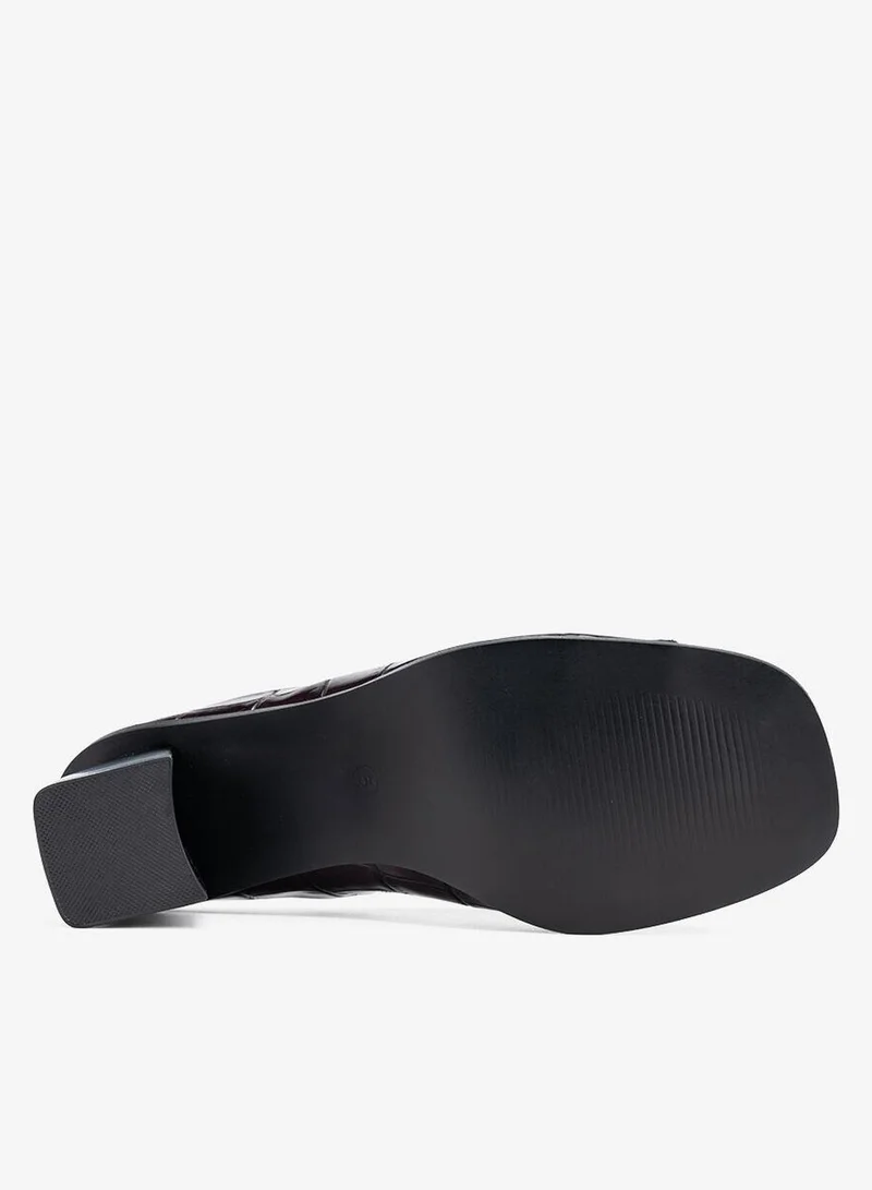 Bata  Cut‑Out Block Heel Sandals for Women | Best Price UAE