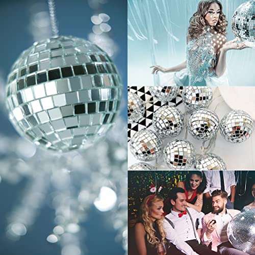 OTYMIOW 12000Pieces Self-Adhesive Mirror Tiles Disco Ball Mirror Tile Square Glass Mosaic Stickers Mini Tile for Craft DIY Glass Tiles Decorations Making (5 x 5 mm Silver) - Image 5