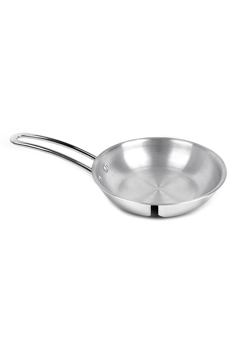 Pradeep Pradeep Champion Stainless Steel Triply Frypan with Induction Bottom (Proplus) 22 cm, 1.6 LTR 