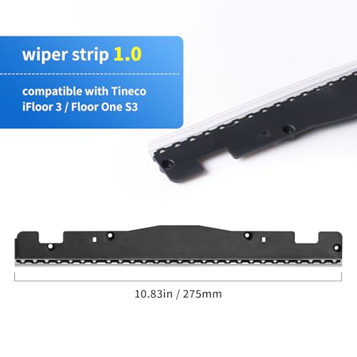 keluke Vacuum Replacement Parts Wiper Strip Compatible with Tineco iFloor 3/ Floor One S3 Cordless Vacuum Cleaners,Wet Dry Vacuum Cleaner Accessories - Image 2